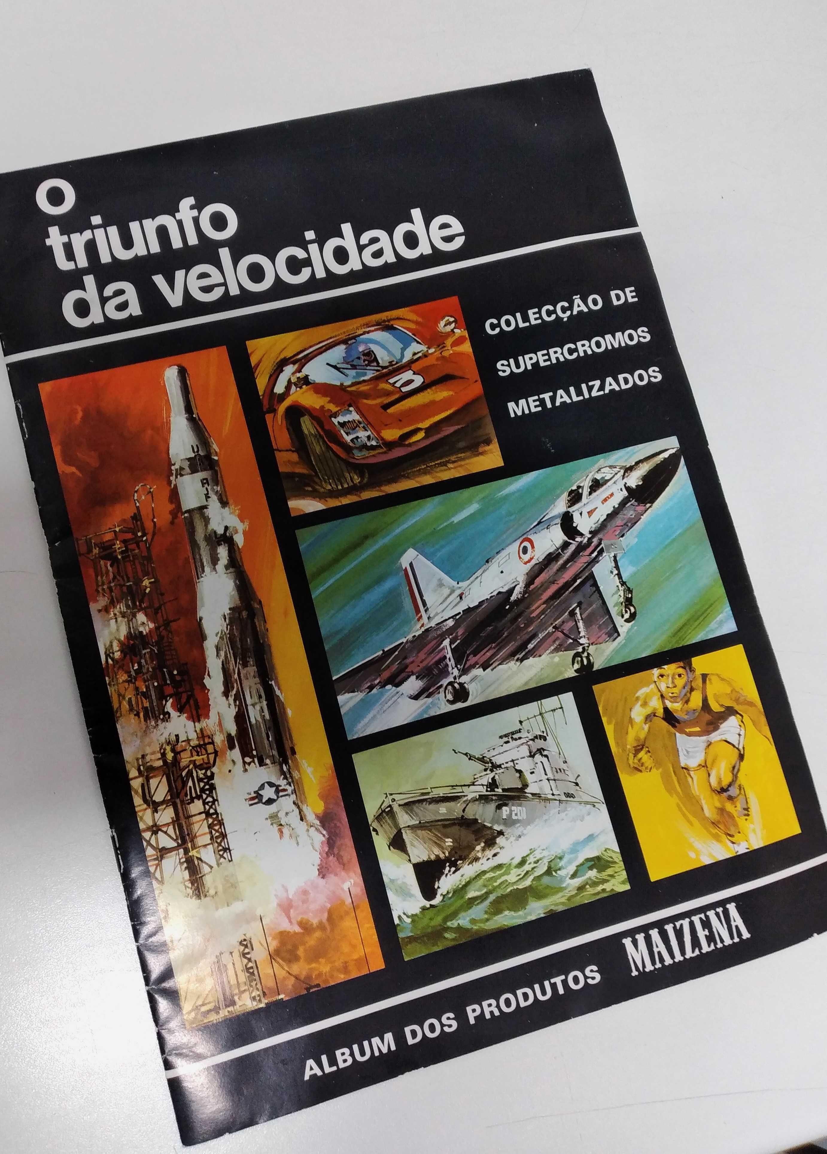 O triunfo da velocidade - Coleção de cromos antigos da Maizena (1969)