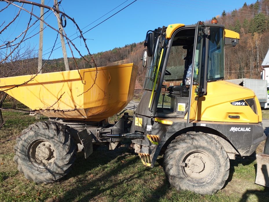 Wozidło mecalac 6mdx, wozidło z kabiną, wozidło obrotowe 6t, 580 mth