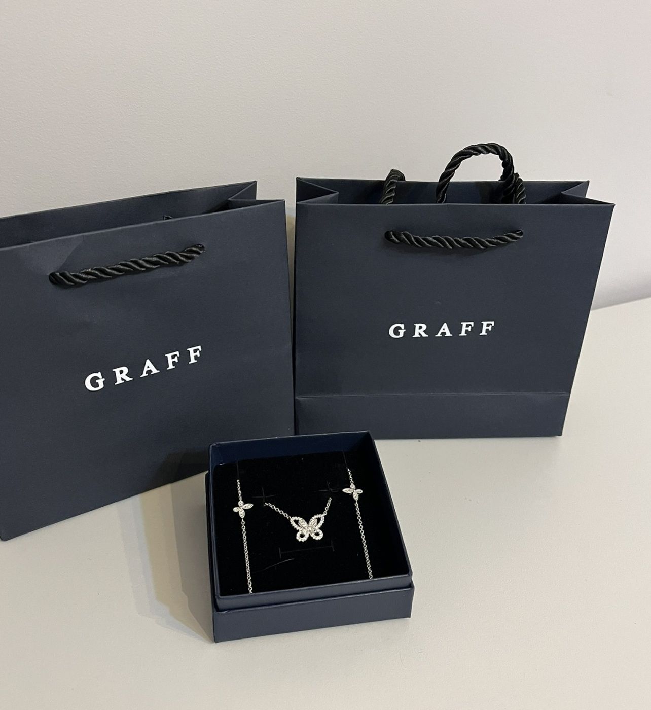Ланцюжок в стилі Graff из коллекции butterfly