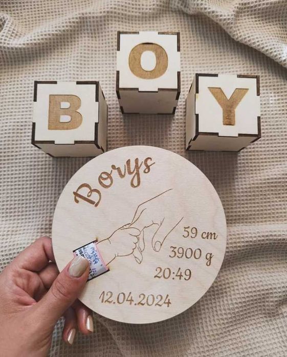 Metryczka z miejscem na opaskę szpitalną