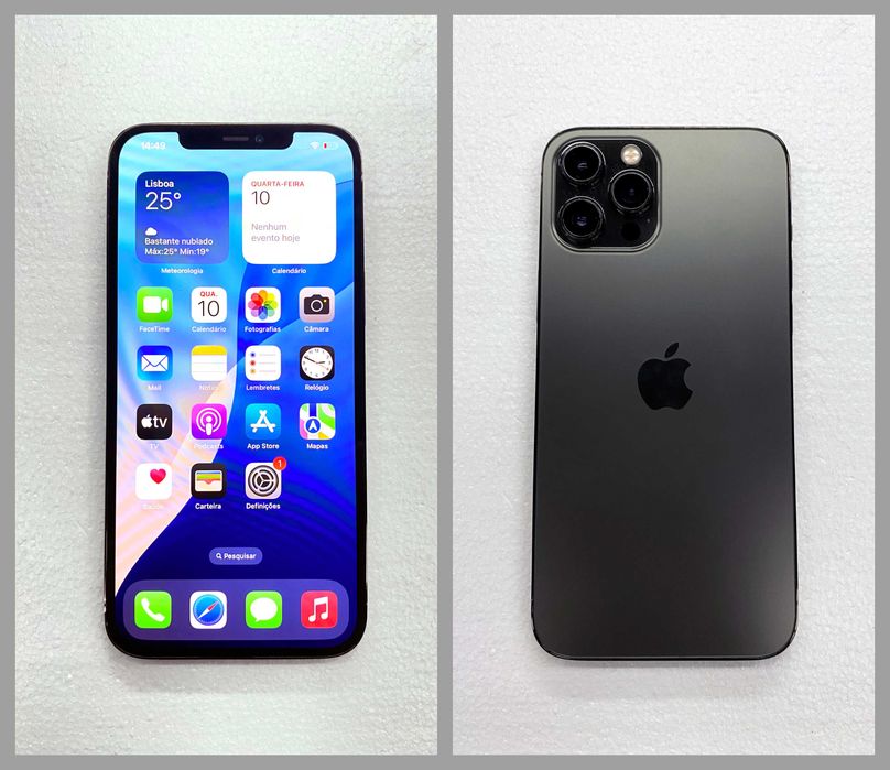 iPhone 12 Pro Max 256GB Desbloqueado,C/garantia,como novo,bateria 100%