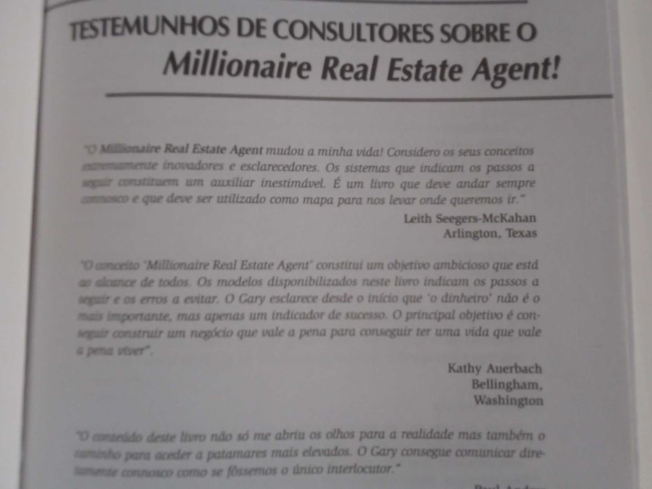 Livro "The Millionaire Real Estate Agent", de Gary Keller