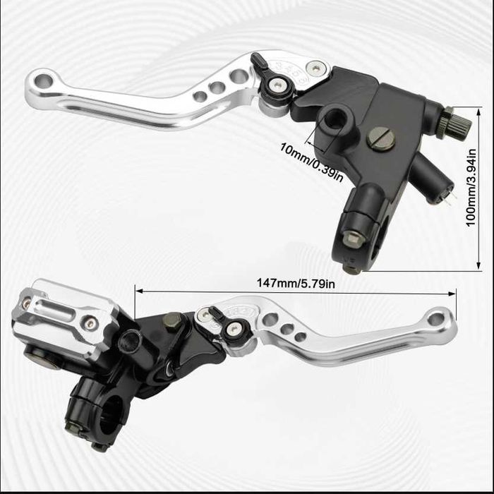 Универсальные ручки в сборе рычаги тормоза и сцепления курки мото руль