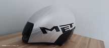 Capacete MET Codatronca - Branco Prata/Matt Brilhante