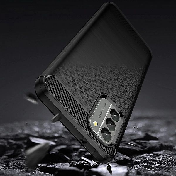 Carbon Case etui Nokia G400 elastyczny silikonowy karbonowy pokrowiec