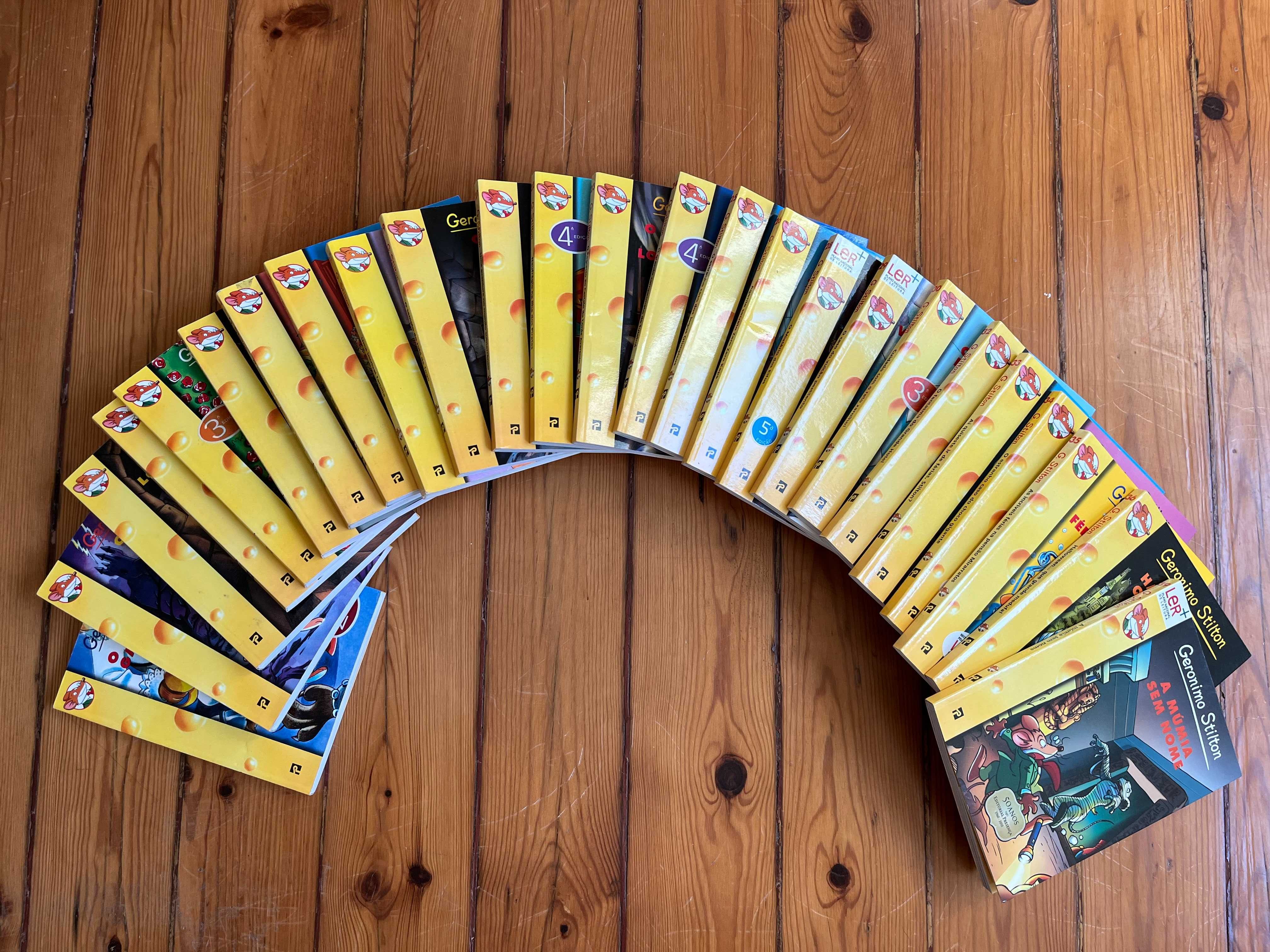 Pack 25 livros Geronimo Stilton