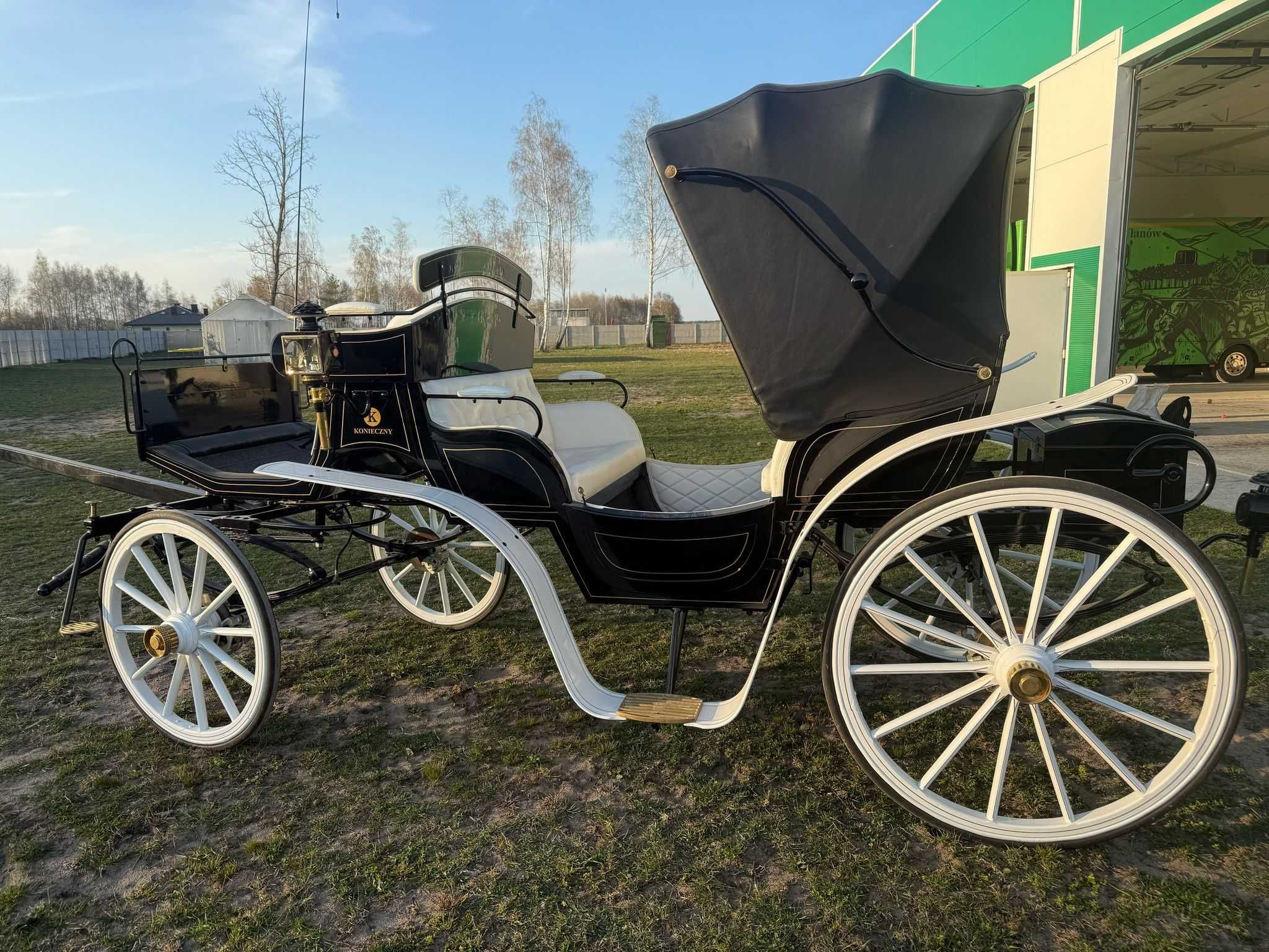 Bryczka weselna, powóz konny. Stan idealny