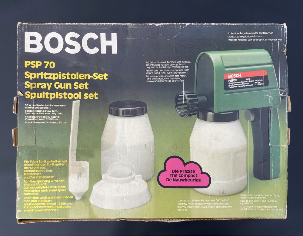 Pistola de Pintura Bosch PSP 70 Vintage