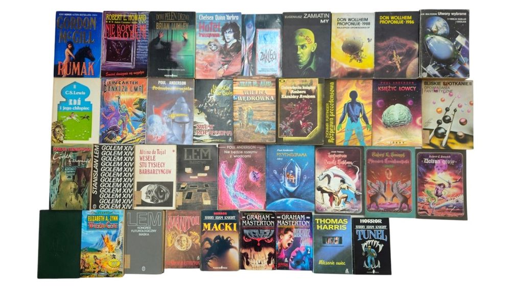 36x Horror Fantastyka Sf Masterton Lem Howard Lewis Harris