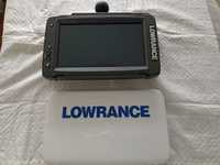 Эхолот Lowrance elite 9 ti2 с кремлением датчика и держателем на лодку