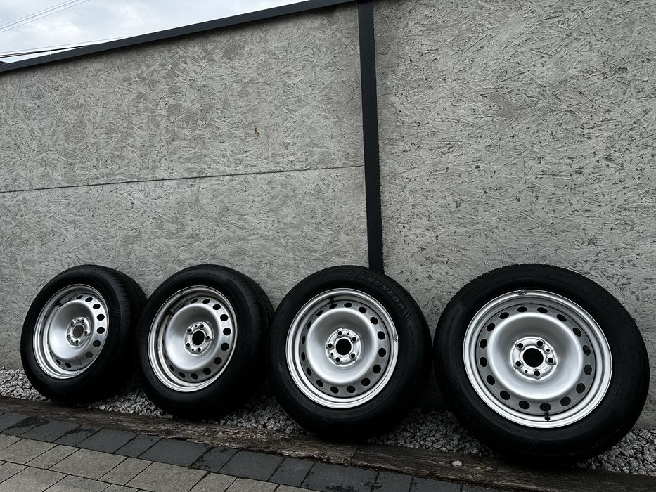 Koła letnie stalówki DUNLOP 165/65R15 doblo