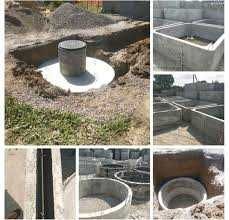 Армовані бетонні кільця кришки круги дно для каналізацій септиків