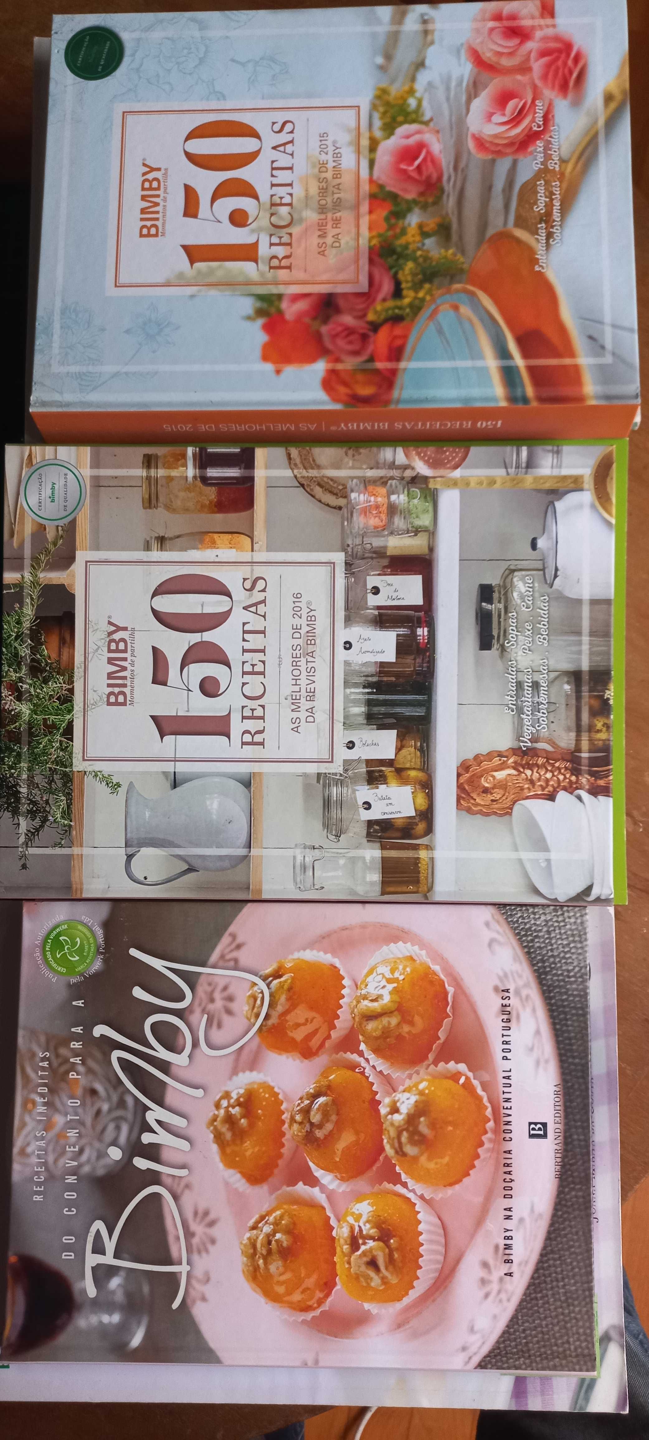 Livros receitas Bimby novos, vários anos
