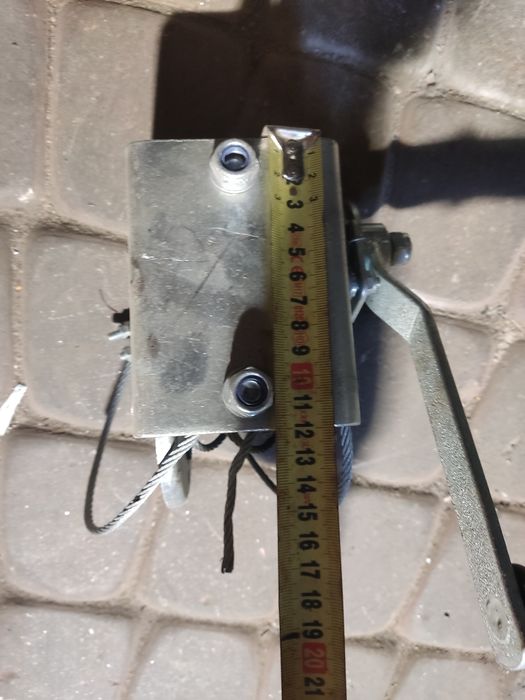 wyciągarka ręczna, korba, lina, opryskiwacz, rolnictwo, sprzęt, mechan