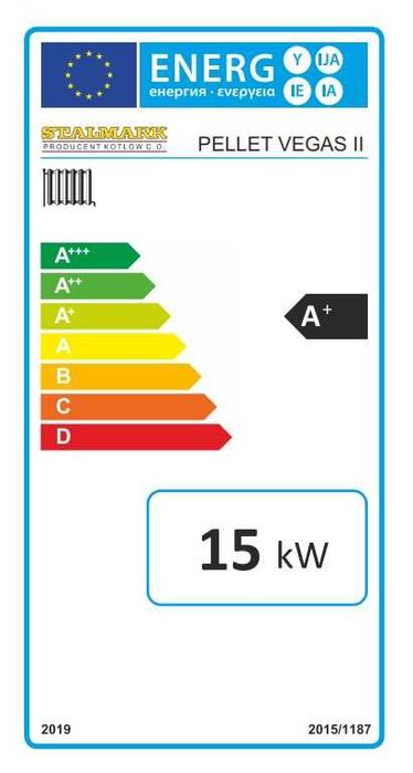Kocioł 15 kW Pellet Vegas II
