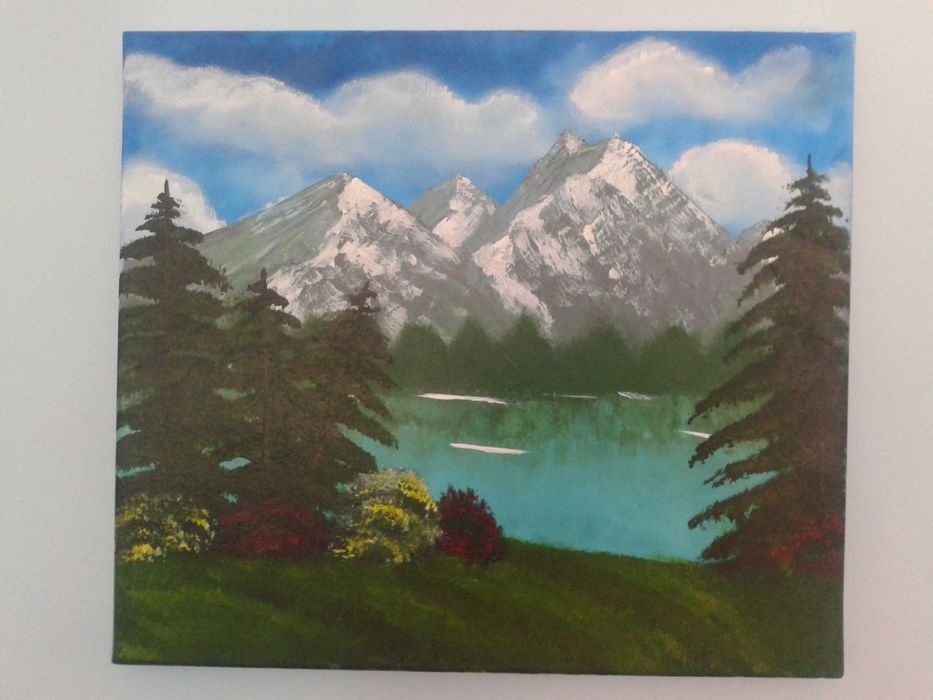 Obraz - akryl na płótnie - 35x40cm - 50 zł