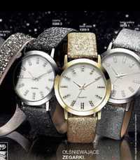 Zegarek Avon Że złota błyszczącą bransoletka nowy
