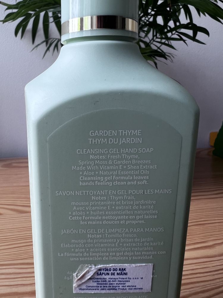 Garden Thyme - mydło do rąk w żelu Bath & Body Works