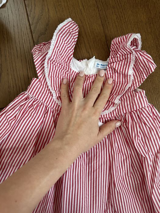 Плаття mayoral теплі легкі 75 80 6-9 міс 9-12 міс