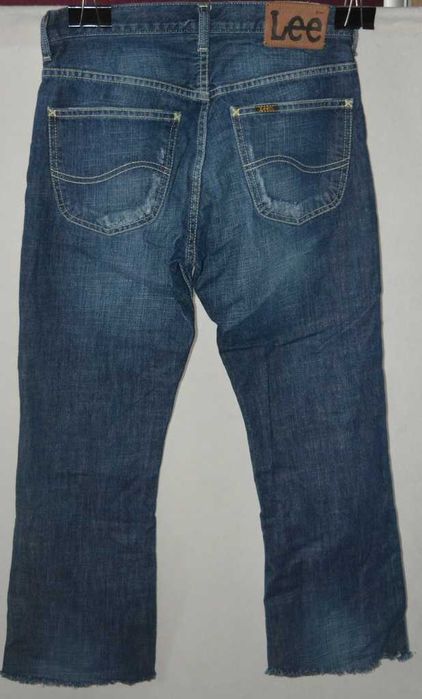 Szerokie jeansy Lee Denver ze strzępieniami 29/32