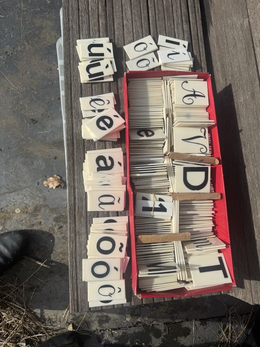 Letras moveis para primaria