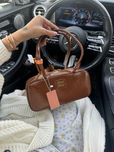 Сумка Miu Miu Arcadia шкіра | коричнева | золота фурнітура