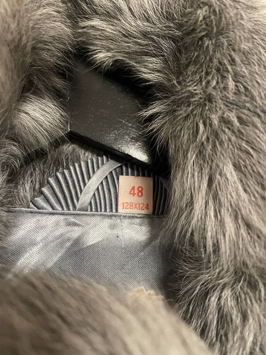 Futro naturalne dlugie modne nowe XL