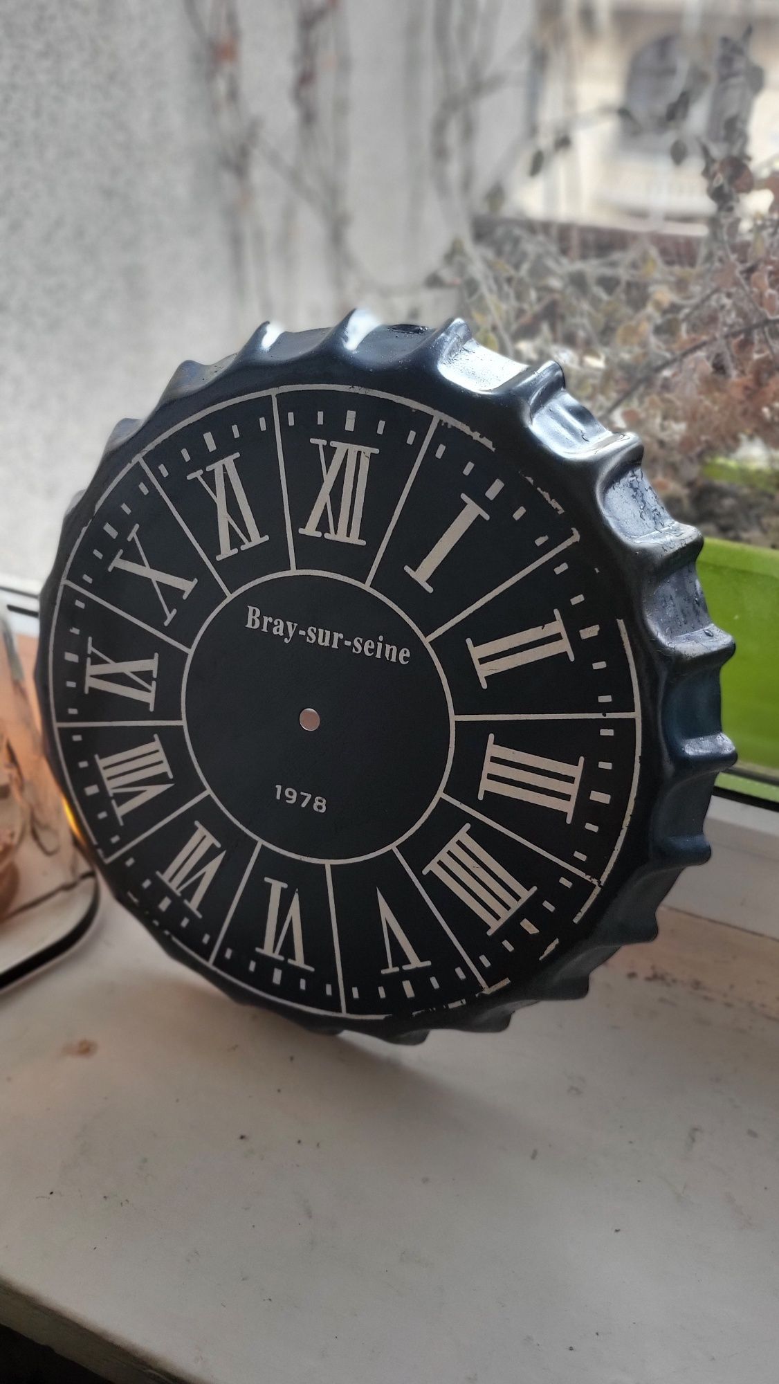 Piękna tarcza zegarowa kapsel ozdoba zegar