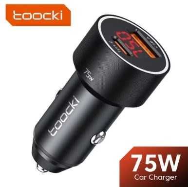 Автомобильное зарядное устройство Toocki 75W