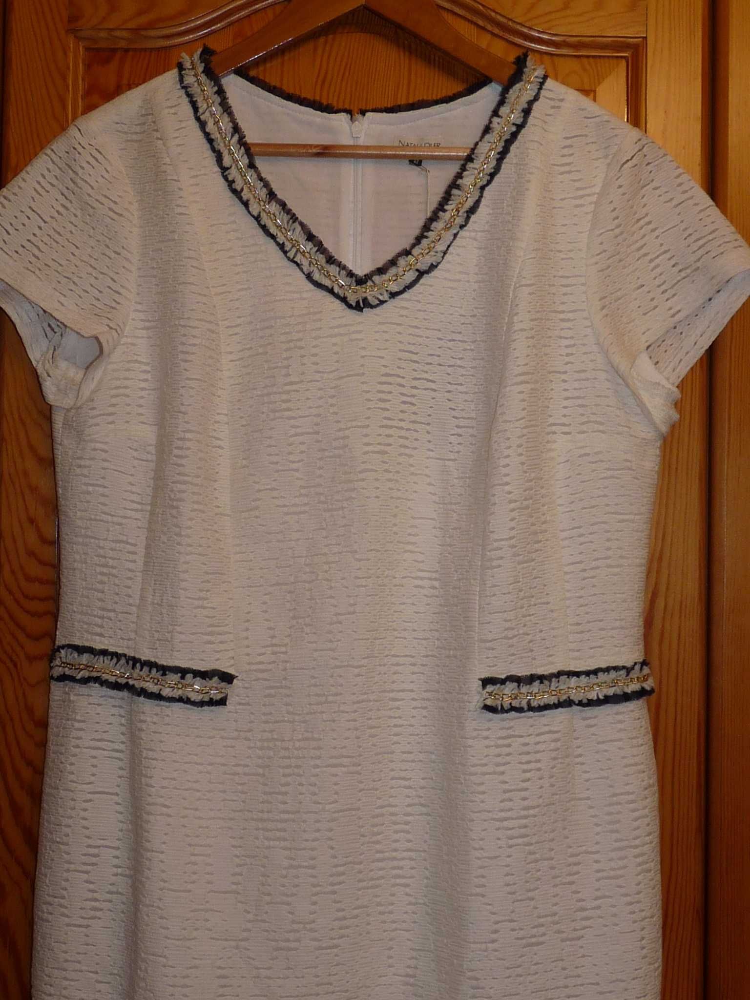 NATALI DLER luksusowa nowa sukienka 42/XL