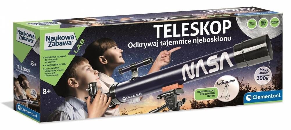 Teleskop Dla Dzieci Nasa Powiększenie 300X