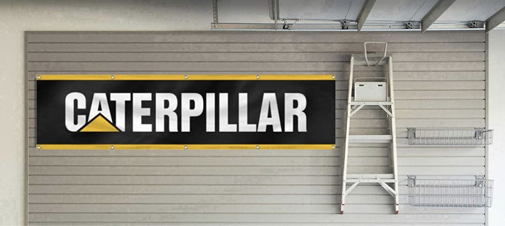 Baner plandeka CAT Caterpillar 150x60cm