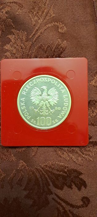 Moneta 100 zł 0chrona środowiska Głuszce  próba