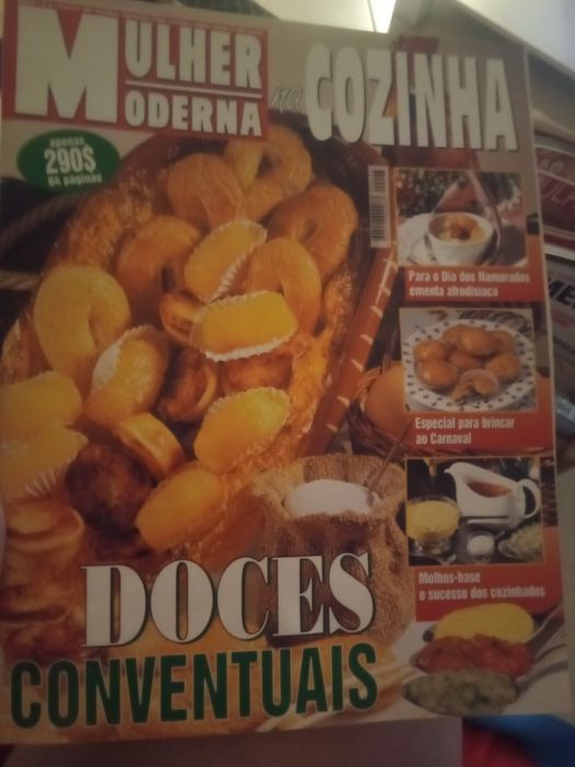 Revistas Mulher Moderna na Cozinha