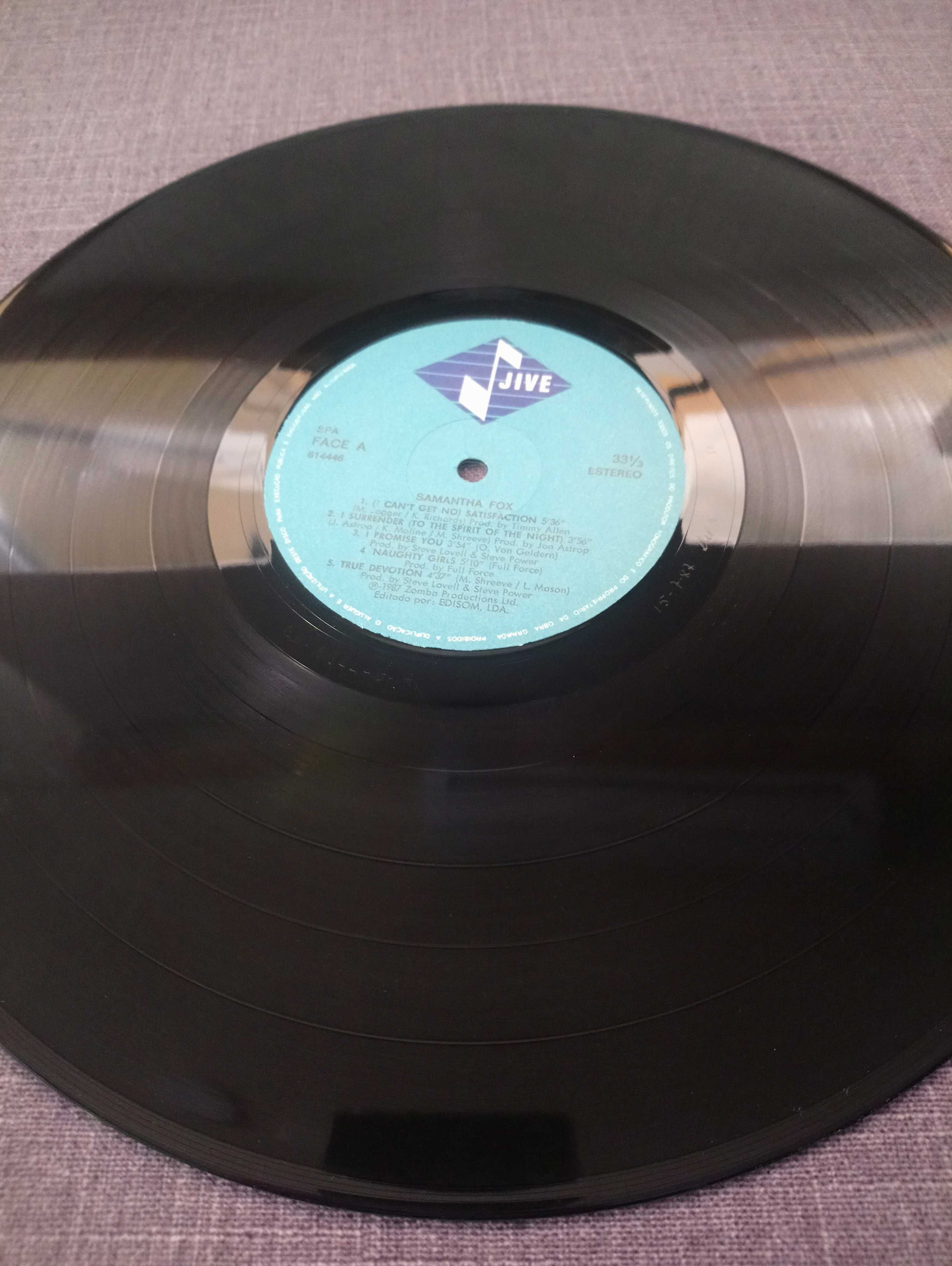 TENHO MAIS ANOS 80.  Samatha Fox - LP Vinil Disco.