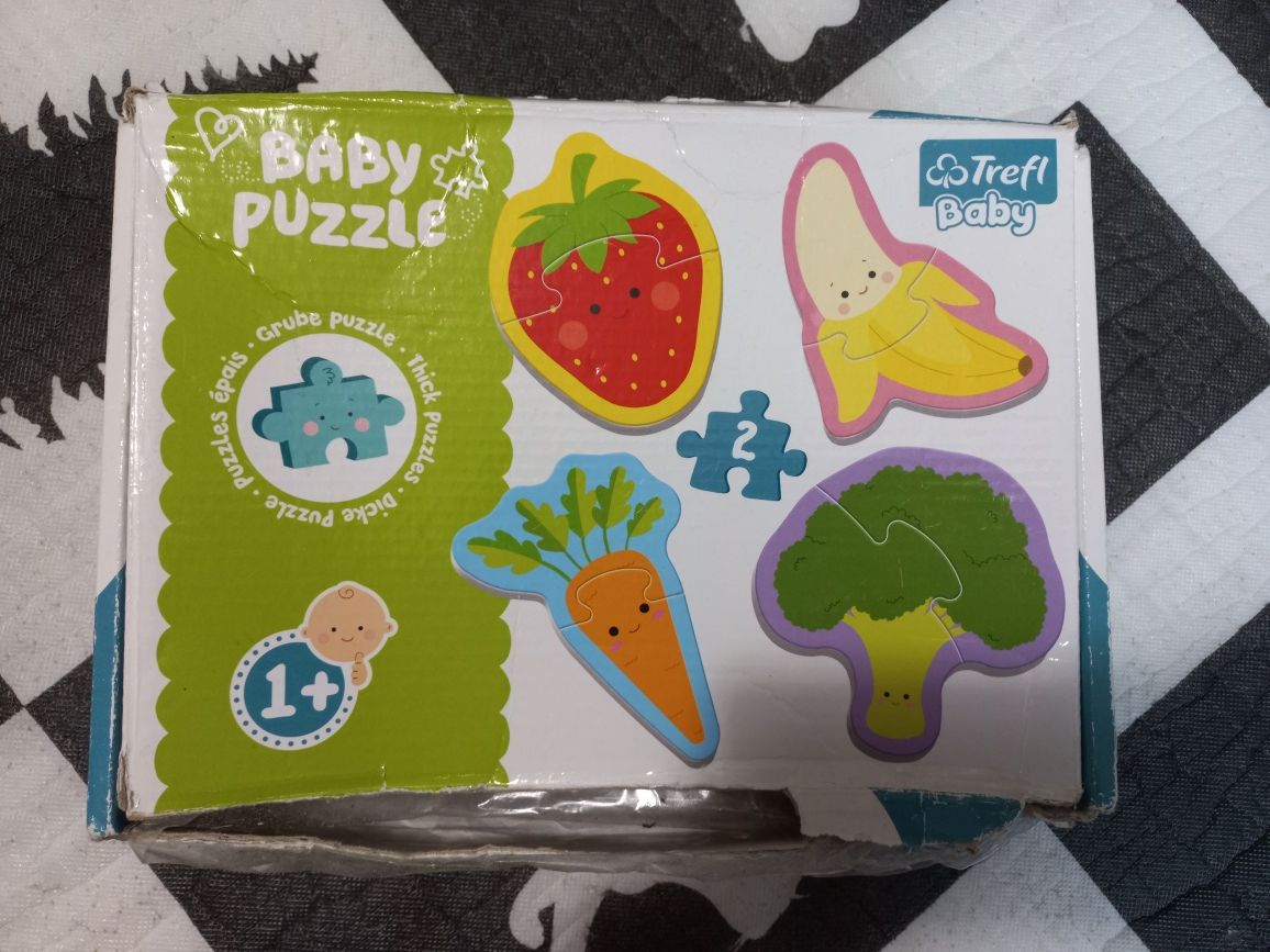 Puzzle Trefl Baby warzywa i owoce 1+