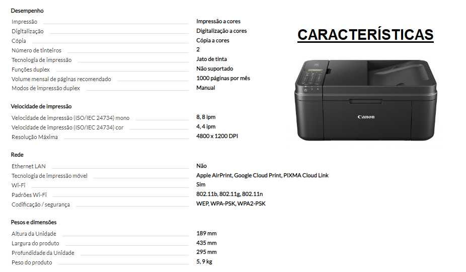 3 impressoras multifunções (bem estimadas)