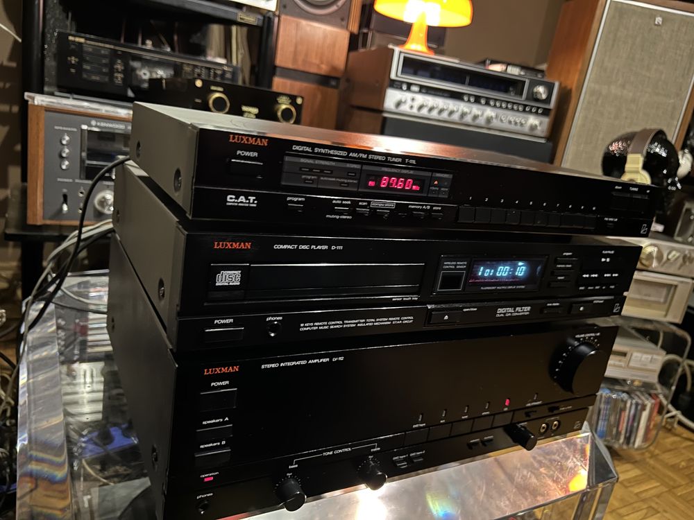 Wzmacniacz luxman lv 112 cd D 111 tuner t 111L