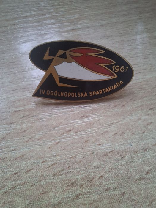 Medal,przypinka odznaczenie. Ogólnopolska Spartakiada 1967 PRL