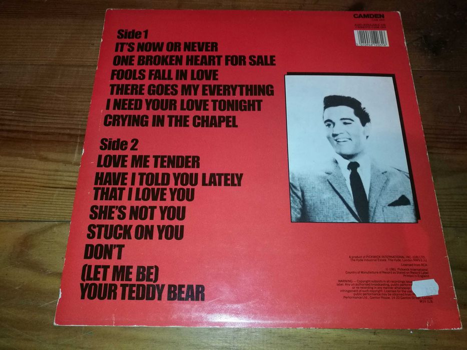 ELVIS PRESLEY -  Its Now Or Never LP