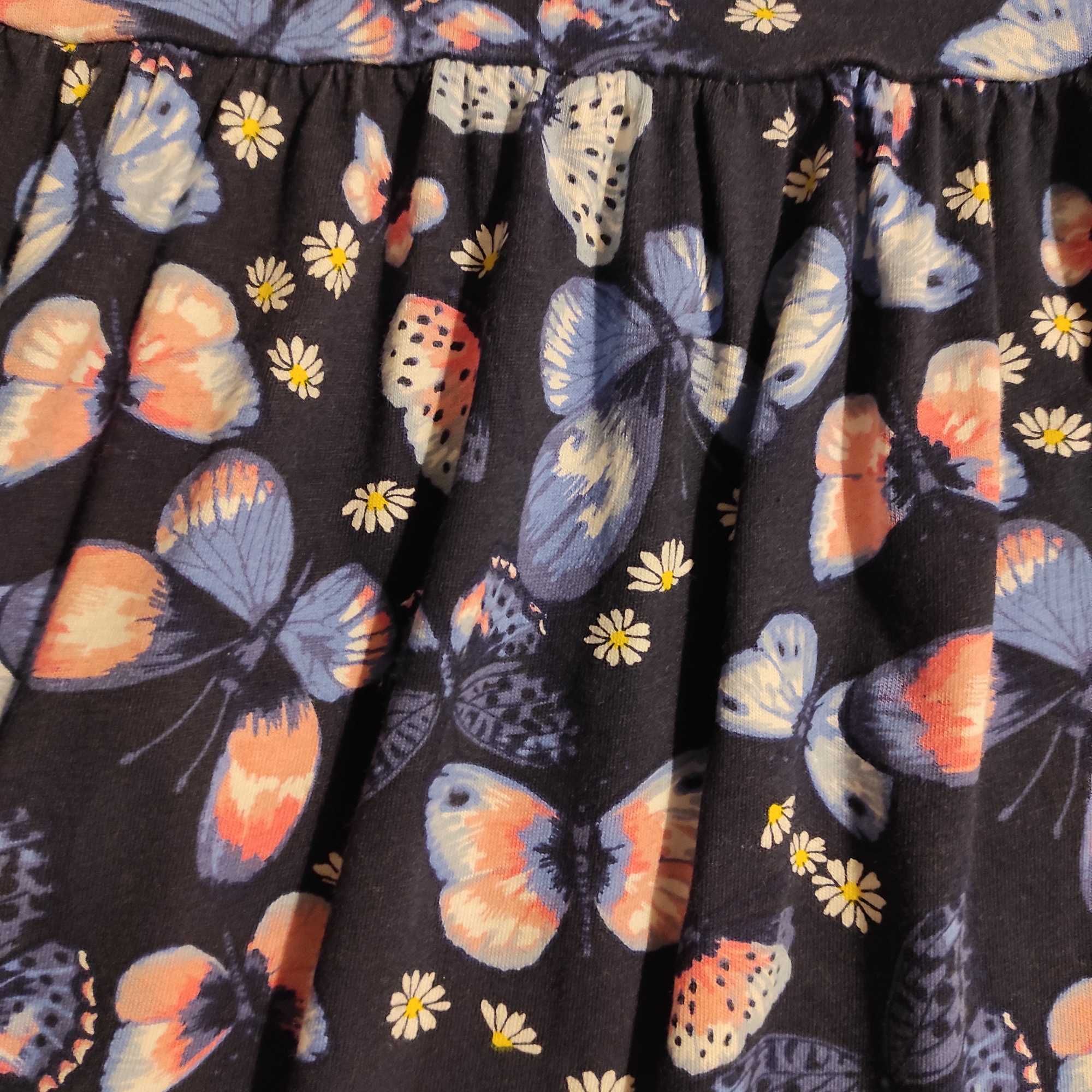 Zestaw 2 bawełnianych sukienek, marka H&M, rozmiar 98/104