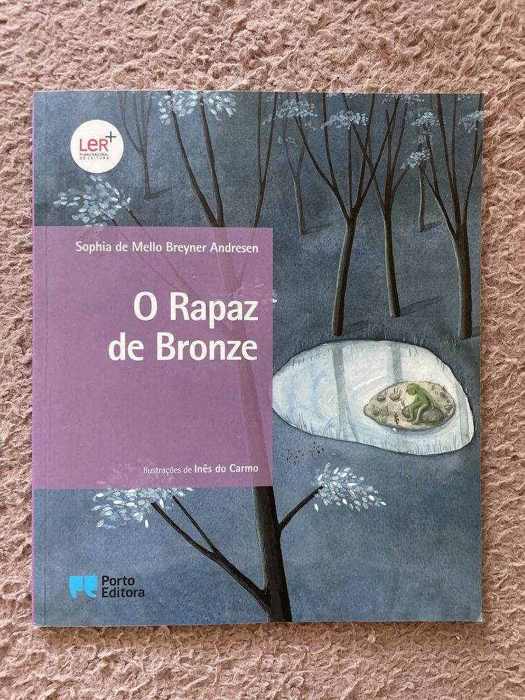 2 livros da Porto Editora: A Fada Oriana e O Rapaz de Bronze