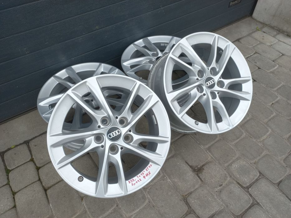 Felgi aluminiowe 16" 5x112 do Audi, VW, Skoda