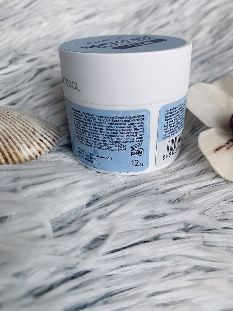 Builder Gel Soft&Easy/Żel Budujący, Clear 12g