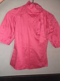 Fuksja Mohito bluzka koszula malinowa koralowa różowa