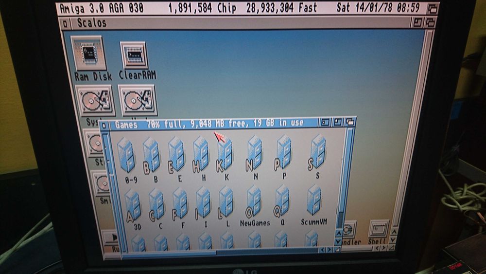 Amiga 1200 Amiga 600 , Zestaw , karta CF 4GB 8GB Adapter IDE44 WHDLOAD