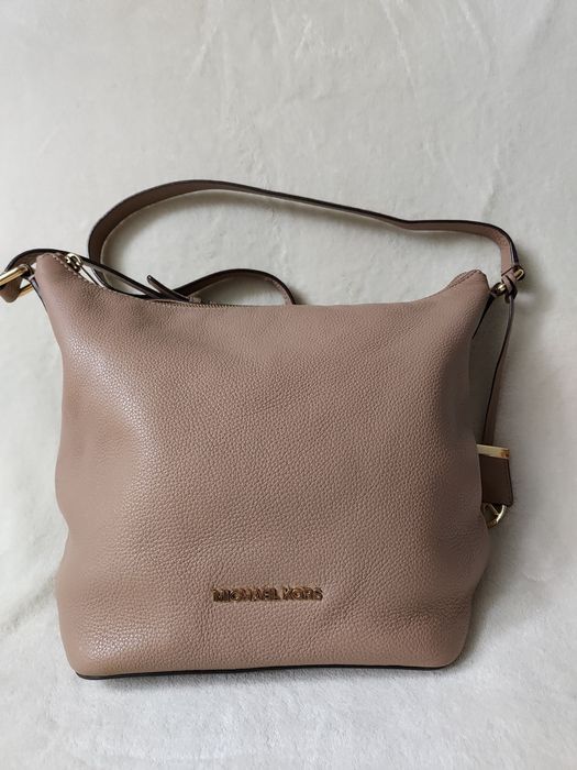 Brązowa torba Michael Kors Hobo Selma