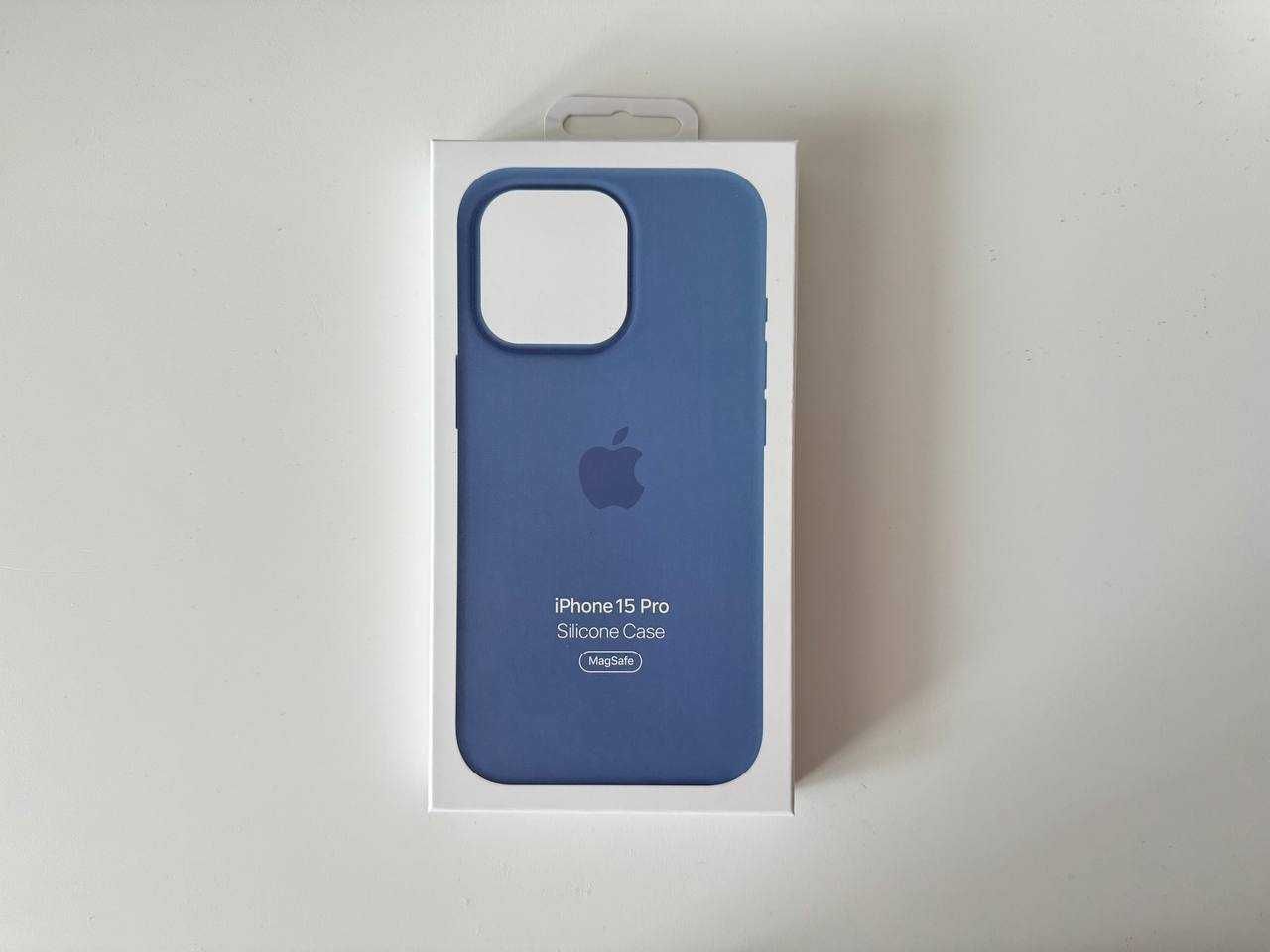 Silicone Case Winter Blue iPhone 15 Pro. Силіконовий чохол