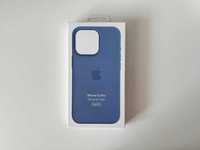 Silicone Case Winter Blue iPhone 15 Pro. Силіконовий чохол