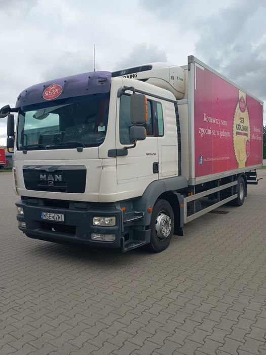 MAN TGM 15.250; EURO5; chłodnia - 16 europalet. PIERWSZY WŁAŚCICIEL.